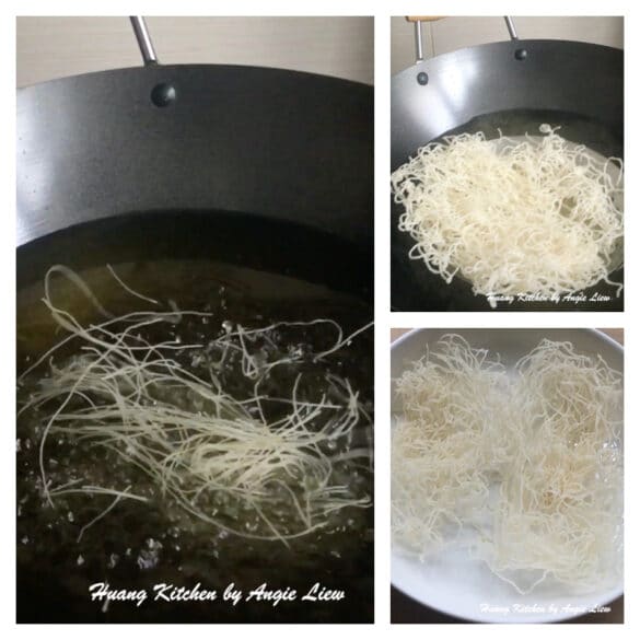 Walnut Prawns Crispy Yam Ring (Yam Basket) 核桃虾球芋头圈 Huang Kitchen