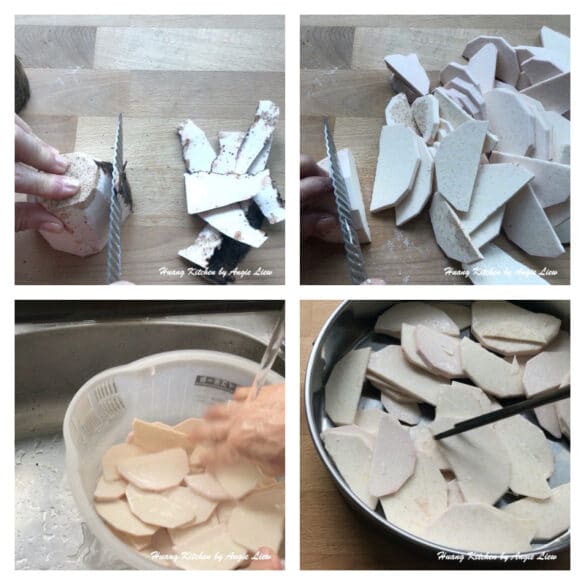 Walnut Prawns Crispy Yam Ring (Yam Basket) 核桃虾球芋头圈 Huang Kitchen