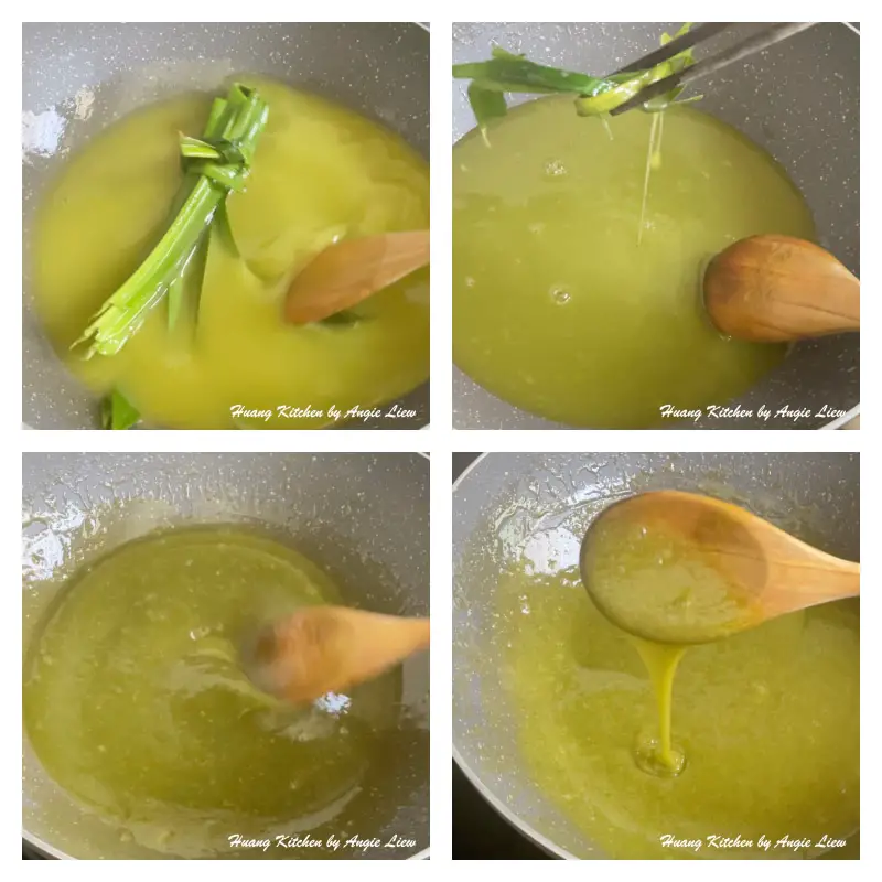 Homemade Pandan Kaya Recipe (How To Make Coconut Egg Jam) 香兰咖椰酱食谱(斑斓咖椰做法) by Huang Kitchen - Cooking pandan kaya