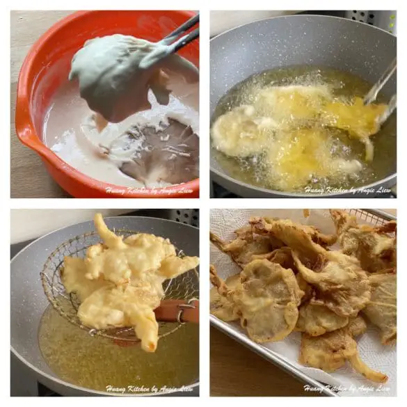 Sweet and Sour Abalone Mushrooms Recipe 酸甜鲍鱼菇 Huang Kitchen