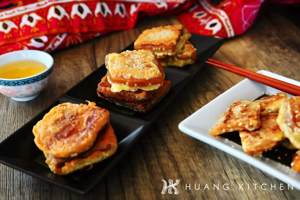 Pan Fried Nian Gao 煎年糕 Huang Kitchen