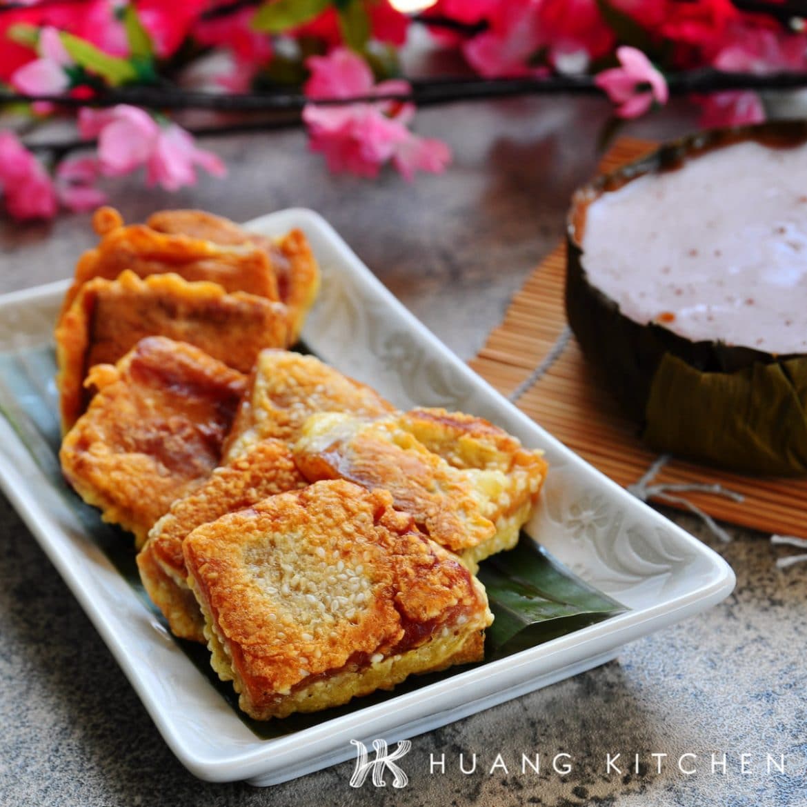 Pan Fried Nian Gao 煎年糕 Huang Kitchen