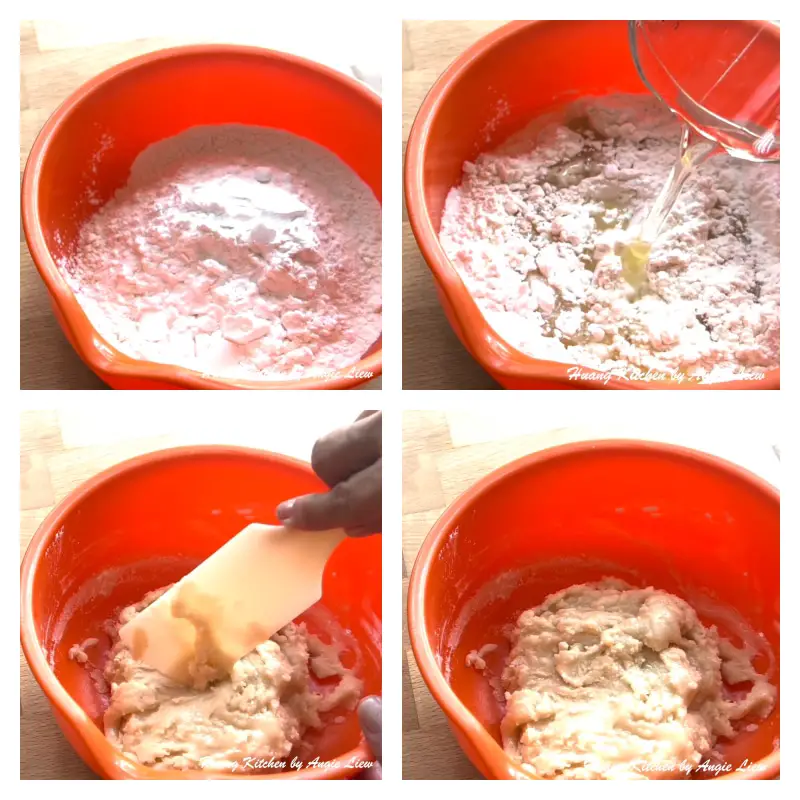 Make flour paste.