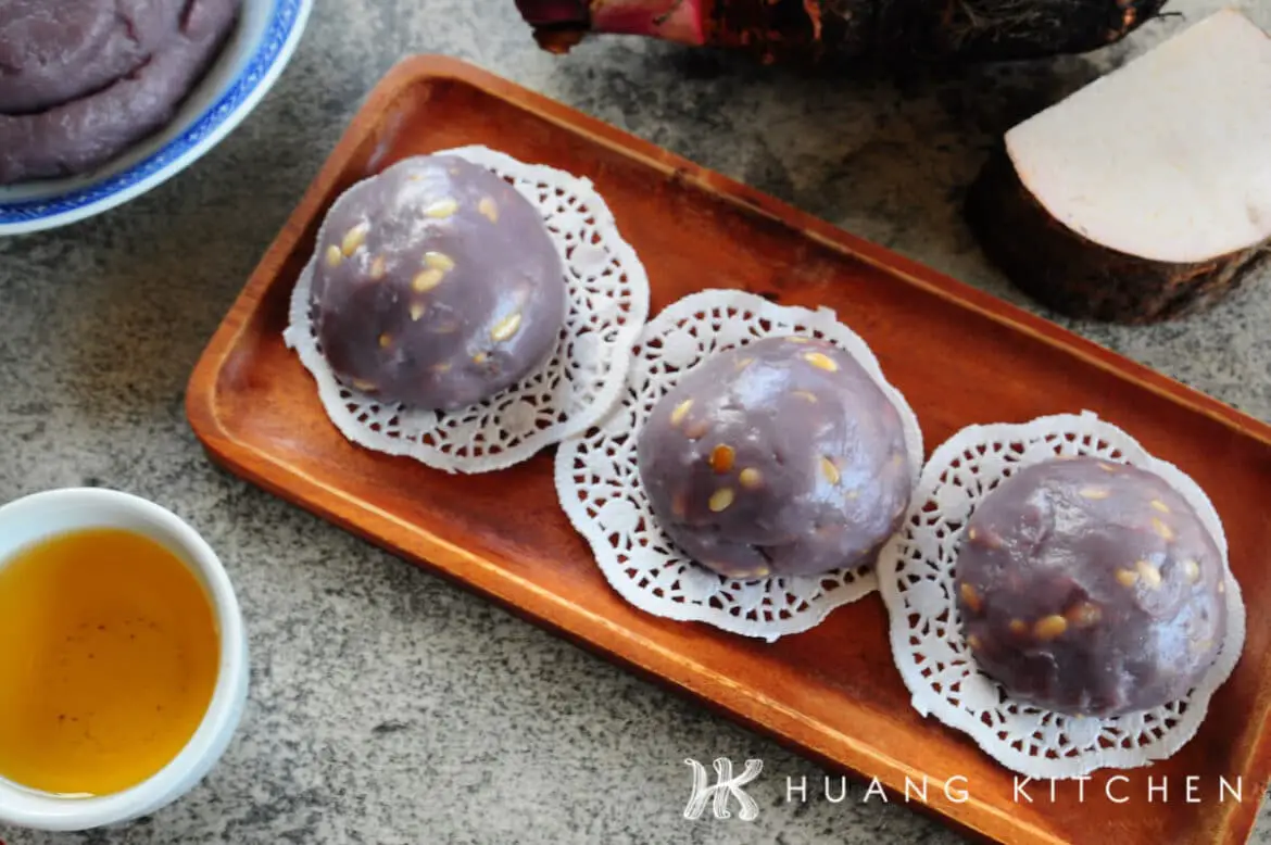 Homemade Yam Paste 自制芋泥馅料 Huang Kitchen