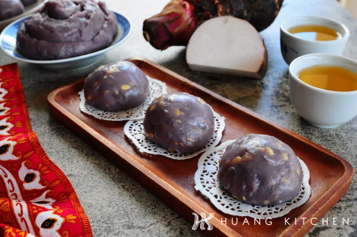 Homemade Yam Paste 自制芋泥馅料 Huang Kitchen