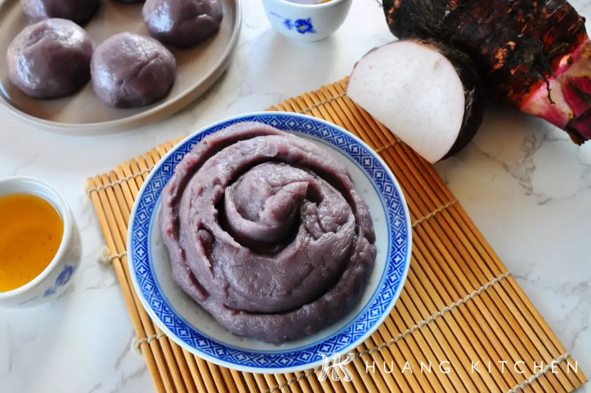 Homemade Yam Paste 自制芋泥馅料 - Huang Kitchen