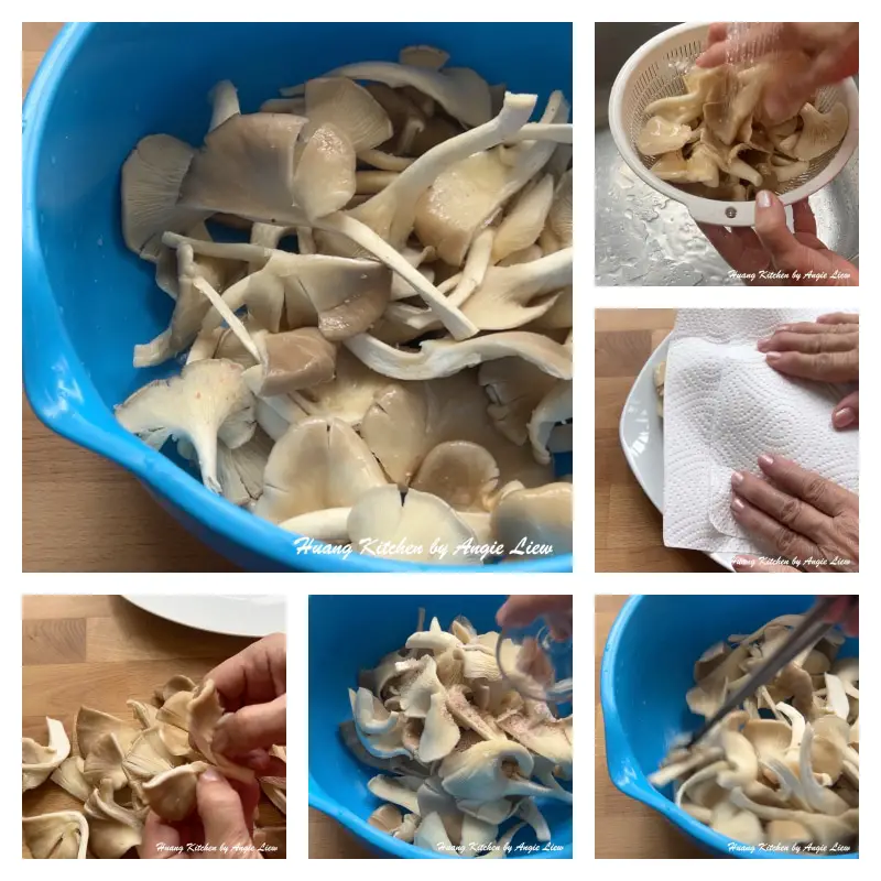 Preparing Mushroom