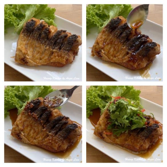 Soy Sauce Deep Fried Crispy Fish 油浸鱼腩食谱 Huang Kitchen