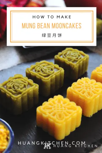 Huang Kitchen Pinterest Cover Photo - Mung Bean Mooncake